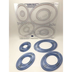 Creative Memories Oval Frames Cutting System w/‎ Template Various Sizes Shapes